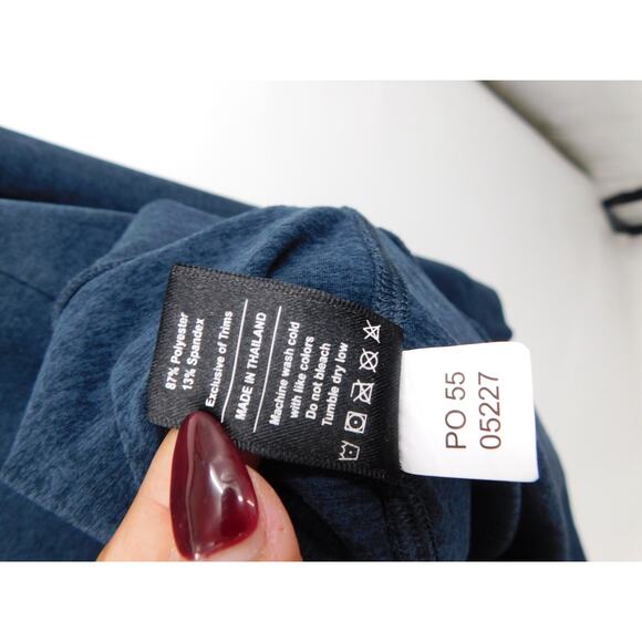 Public Rec‎ Politan V-Neck Pullover Hoodie Men's Size XXL Solid Navy Blue - Picture 5 of 5